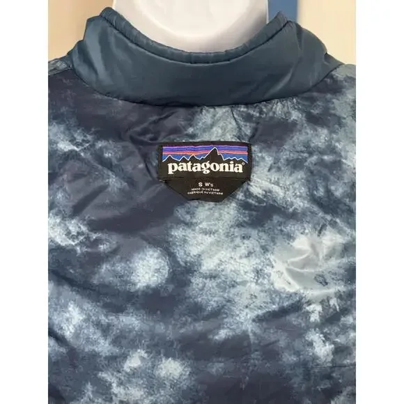 Women's Size Small Patagonia Nano Puff Insulated Vest Full Zip Jacket Blue Nylon - Picture 5 of 6
